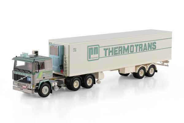 Volvo Volvo F10 6x2 Tag Axle + Classic Reefer Semitrailer 2 Axle 'P.N. Thermotrans' - 1:50 - WSI Models Volvo Volvo F10 6x2 Tag Axle + Classic Reefer Semitrailer 2 Axle 'P.N. Thermotrans' - 1:50 - WSI Models