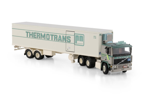Volvo Volvo F10 6x2 Tag Axle + Classic Reefer Semitrailer 2 Axle 'P.N. Thermotrans' - 1:50 - WSI Models Volvo Volvo F10 6x2 Tag Axle + Classic Reefer Semitrailer 2 Axle 'P.N. Thermotrans' - 1:50 - WSI Models