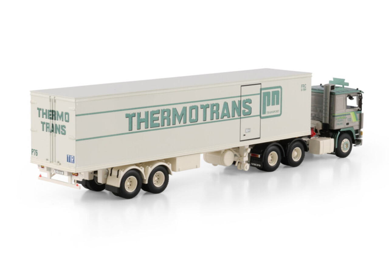 Volvo Volvo F10 6x2 Tag Axle + Classic Reefer Semitrailer 2 Axle 'P.N. Thermotrans' - 1:50 - WSI Models Volvo Volvo F10 6x2 Tag Axle + Classic Reefer Semitrailer 2 Axle 'P.N. Thermotrans' - 1:50 - WSI Models