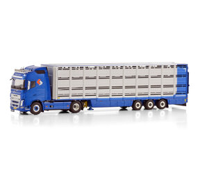 Volvo Volvo FH4 Globetrotter 4x2 + Live Stock Semitrailer 3 Axle 'Groot Zevert' - 1:50 - WSI Models