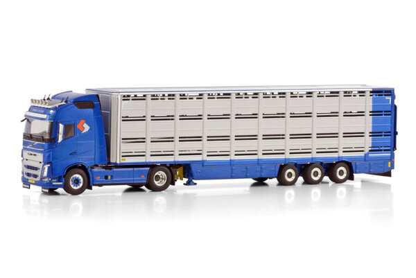 Volvo Volvo FH4 Globetrotter 4x2 + Live Stock Semitrailer 3 Axle 'Groot Zevert' - 1:50 - WSI Models
