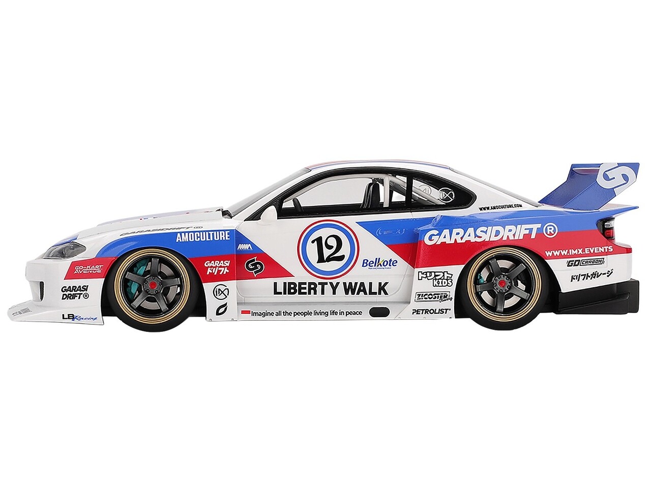 Nissan Nissan Silvia (S15) LB Super Silhouette #12 Liberyty Walk 2025 - 1:18 - Top Speed