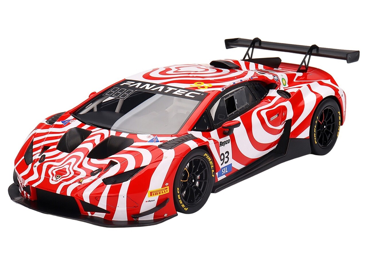 Lamborghini Lamborghini Huracán Gt3 EVO2 5.2L V10 #93 Team Wall Racing 12H Bathurst 2024 - 1:18 - Top Speed Lamborghini Lamborghini Huracán Gt3 EVO2 5.2L V10 #93 Team Wall Racing 12H Bathurst 2024 - 1:18 - Top Speed