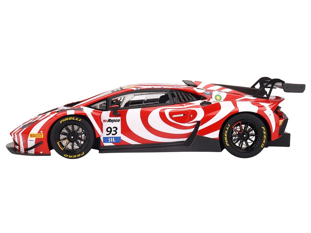 Lamborghini Lamborghini Huracán Gt3 EVO2 5.2L V10 #93 Team Wall Racing 12H Bathurst 2024 - 1:18 - Top Speed Lamborghini Lamborghini Huracán Gt3 EVO2 5.2L V10 #93 Team Wall Racing 12H Bathurst 2024 - 1:18 - Top Speed
