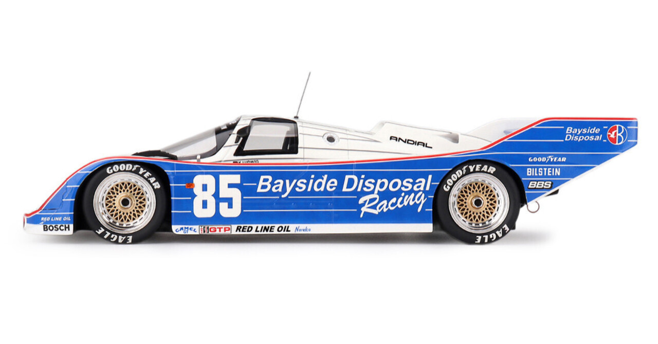 Porsche Porsche 962 2.8L Turbo #85 Team Bud Bayside Disposal Racing Winner IMSA 300Km Laguna Seca 1987  - 1:18 - Top Speed