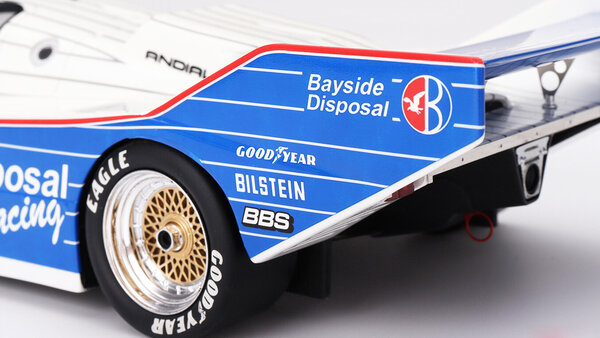 Porsche Porsche 962 2.8L Turbo #85 Team Bud Bayside Disposal Racing Winner IMSA 300Km Laguna Seca 1987  - 1:18 - Top Speed