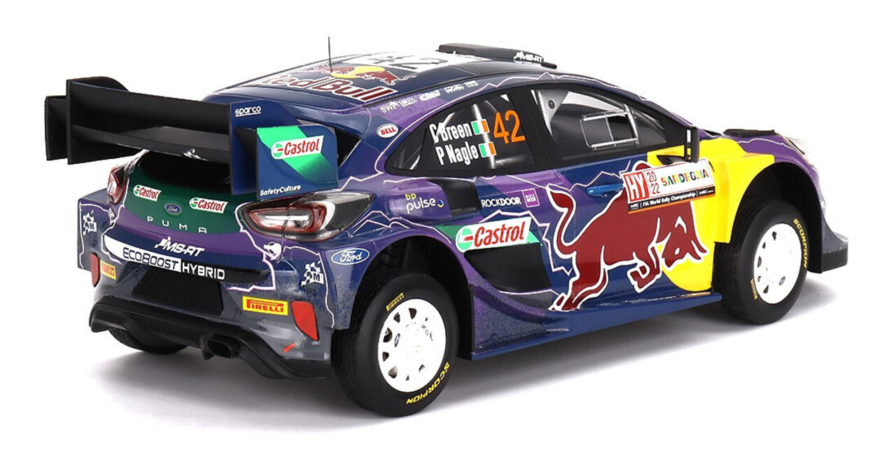 Ford Ford England Puma Rally1 #42 Red Bull Team M-Sport 5th Rally Acropolis 2022 - 1:18 - Top Speed