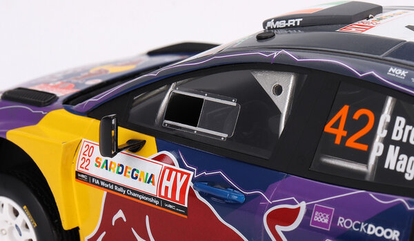 Ford Ford England Puma Rally1 #42 Red Bull Team M-Sport 5th Rally Acropolis 2022 - 1:18 - Top Speed
