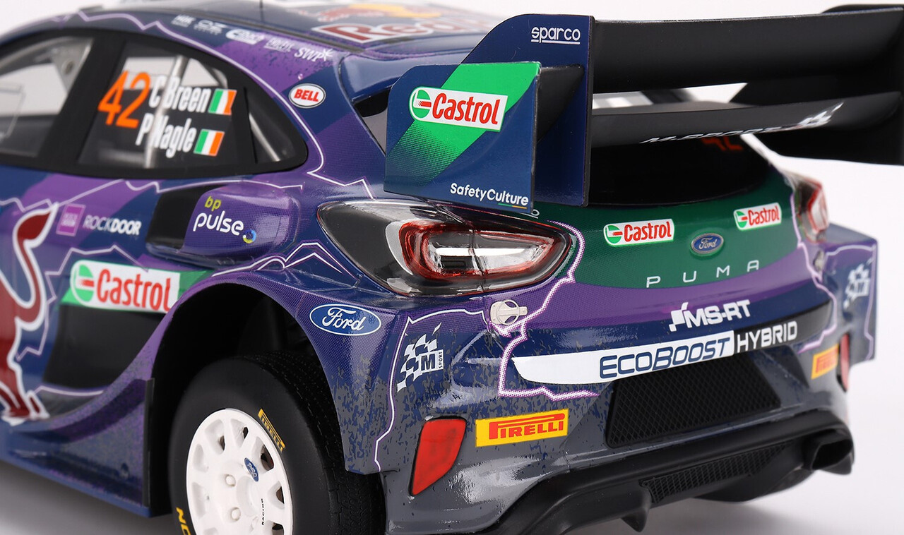 Ford Ford England Puma Rally1 #42 Red Bull Team M-Sport 5th Rally Acropolis 2022 - 1:18 - Top Speed