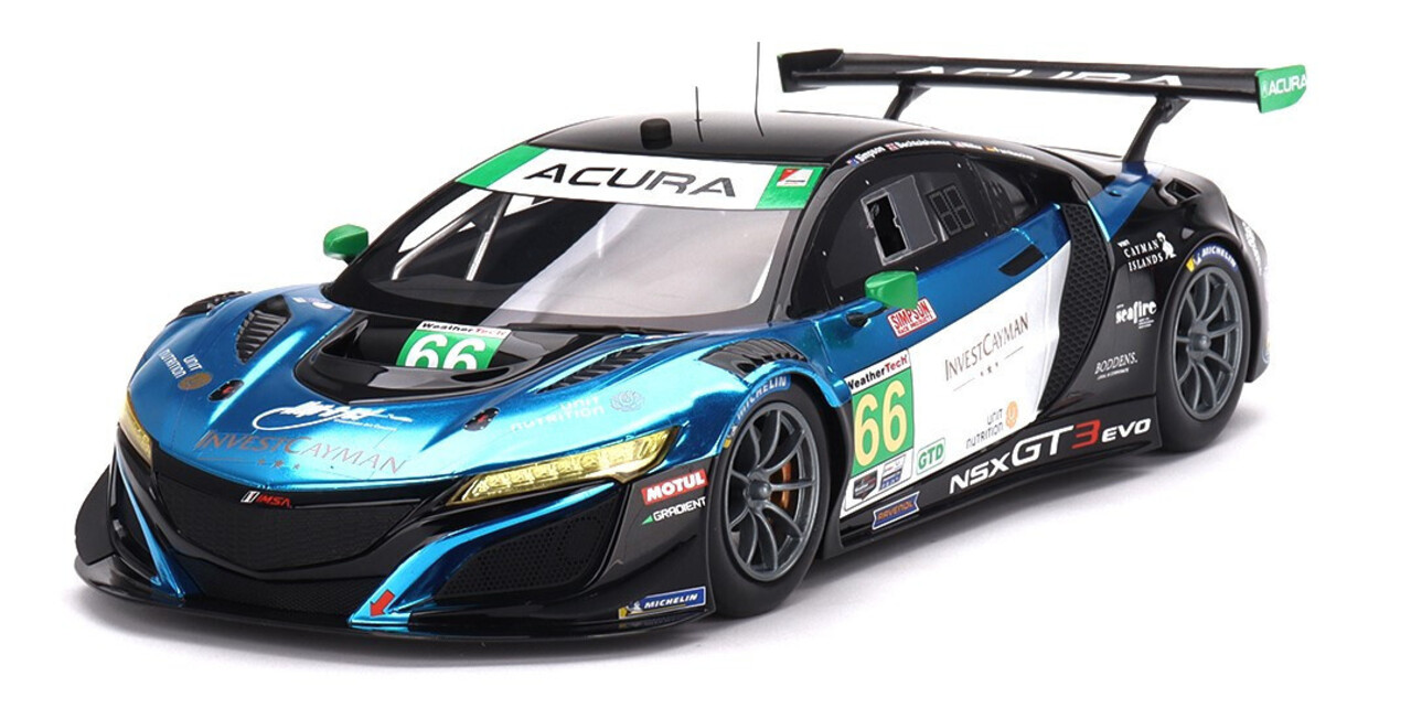 Acura Acura NSX  GT3 EVO22 #66 Team Gradient IMSA 24H Daytona 2023 - 1:18 - Top Speed