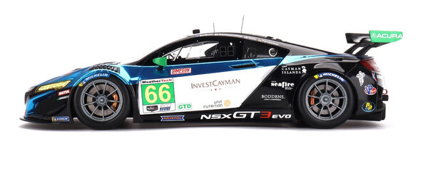 Acura Acura NSX  GT3 EVO22 #66 Team Gradient IMSA 24H Daytona 2023 - 1:18 - Top Speed