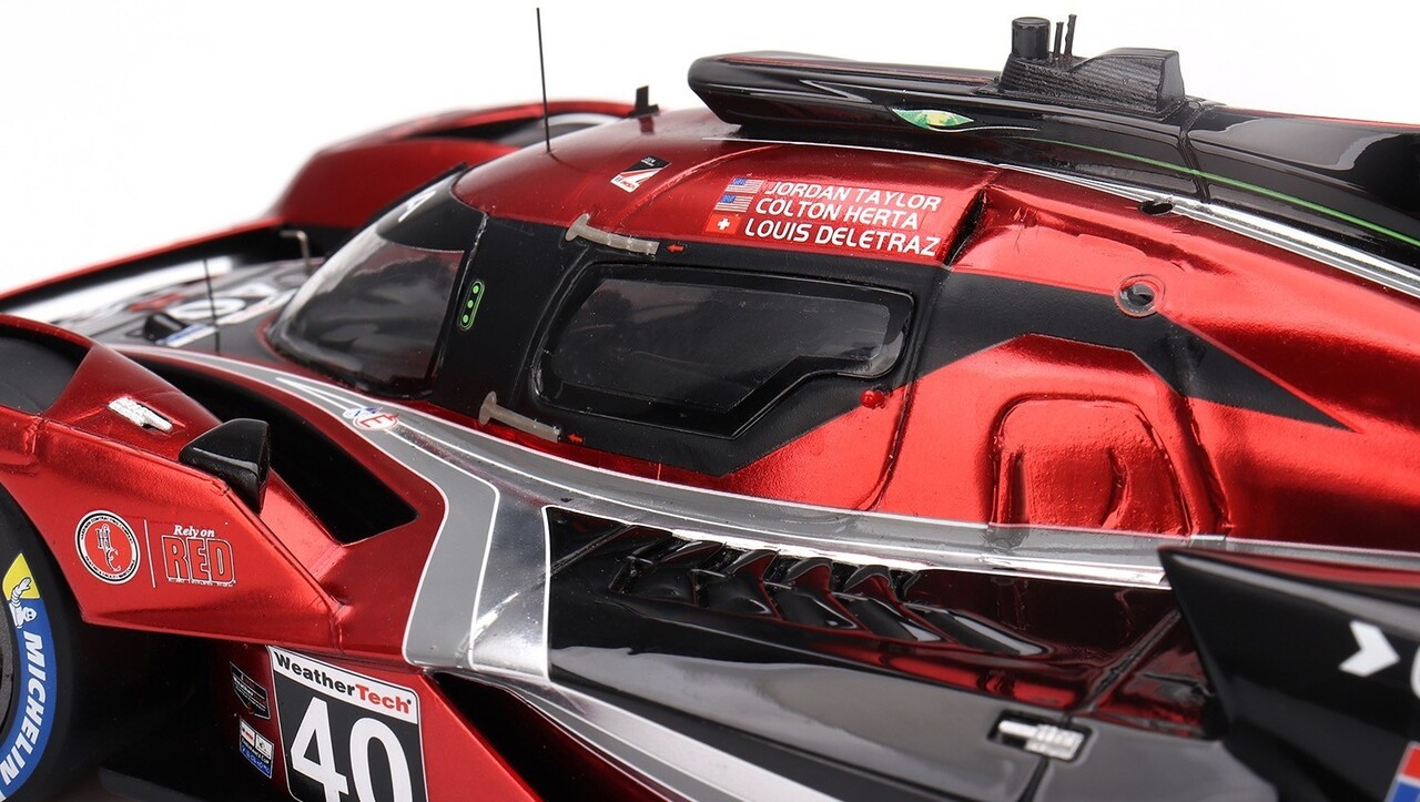 Acura Acura ARX-06 GTP 2.4L Twin Turbo V6 #40 Team Wayne Taylor Racing Winner IMSA 12 Sebring 2024 - 1:18 - Top Speed