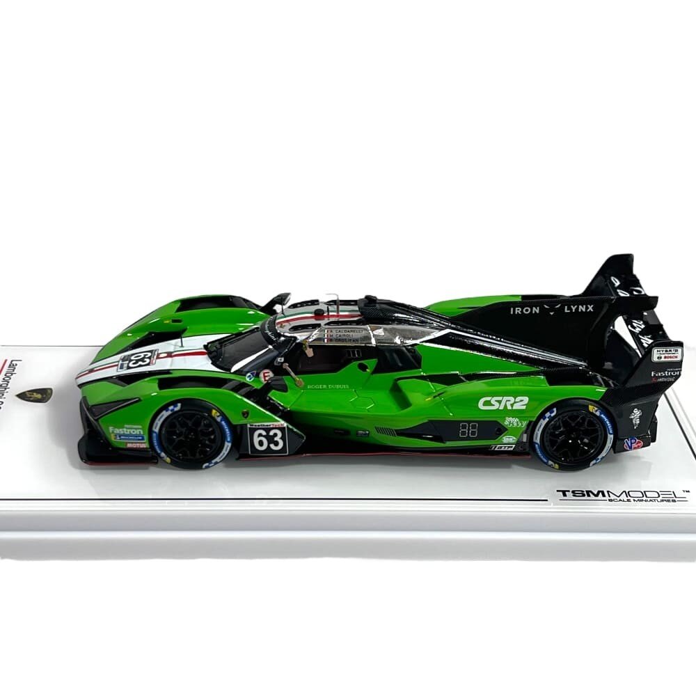Lamborghini Lamborghini SC63 3.8L V8 Turbo #63 Team Lamborghini Iron Lynx 12H Sebring 2024 - 1:43 - TrueScale Miniatures