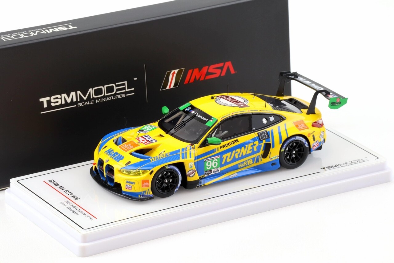 BMW BMW 4-Series M4 GT3 3.0L Twin Turbo #96 Team Turner Motorsport  Imsa 24H Daytona 2024 - 1:43 - TrueScale Miniatures