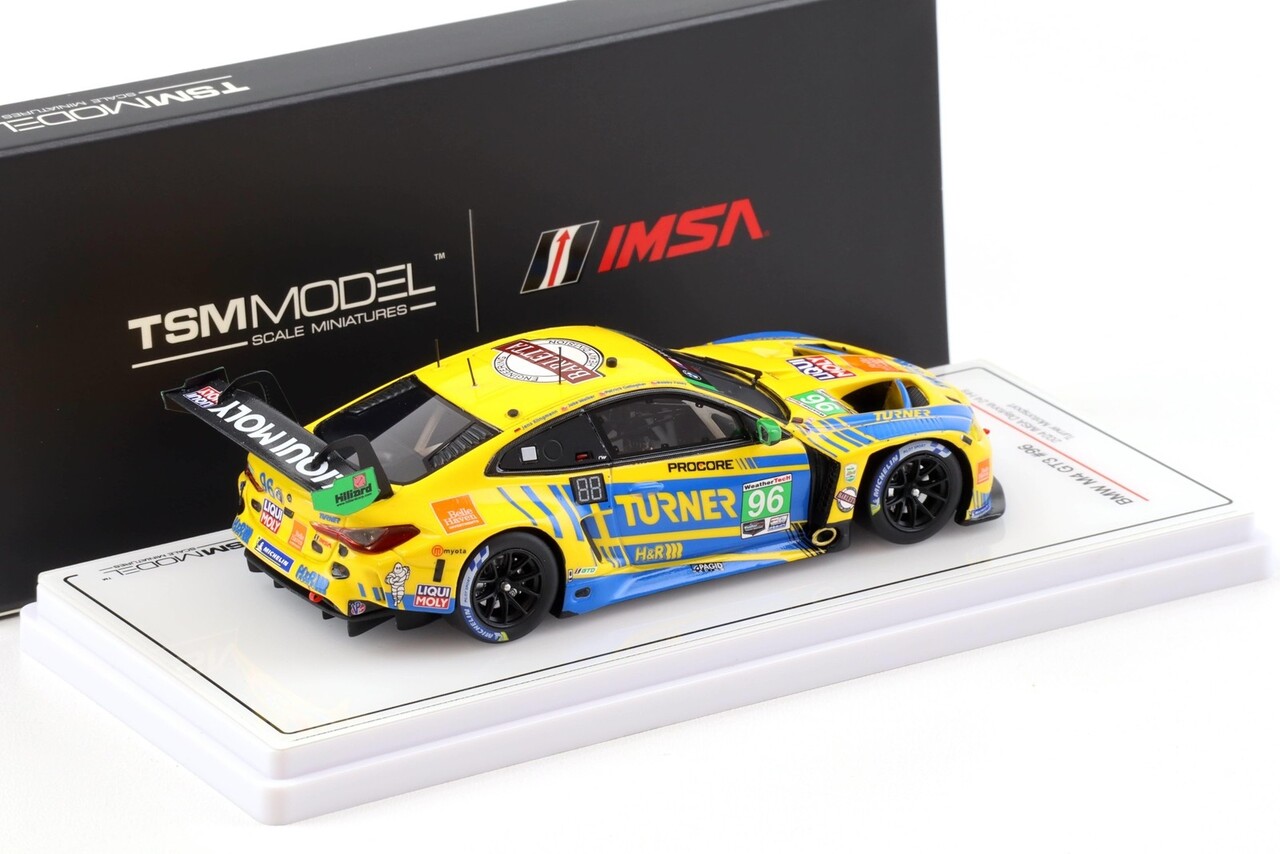 BMW BMW 4-Series M4 GT3 3.0L Twin Turbo #96 Team Turner Motorsport  Imsa 24H Daytona 2024 - 1:43 - TrueScale Miniatures