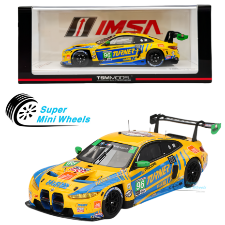 BMW BMW 4-Series M4 GT3 3.0L Twin Turbo #96 Team Turner Motorsport  Imsa 24H Daytona 2024 - 1:43 - TrueScale Miniatures