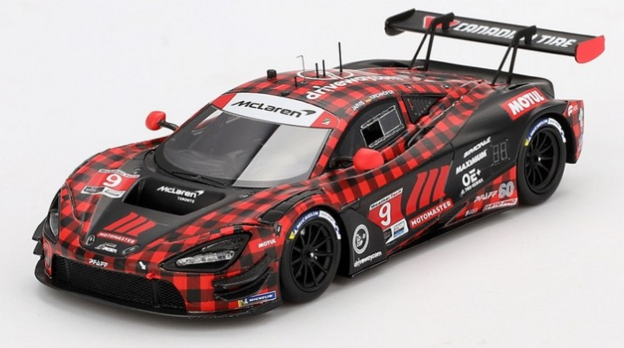 McLaren McLaren 720S GT3 EVO 4.0L Turbo V8 #9 Team Pfaff Motorsport Imsa Chevrolet Grand Prix 2024 - 1:43 - TrueScale Miniatures