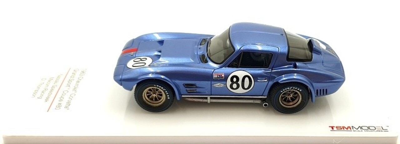Chevrolet Chevrolet Corvette Grans Sport Coupe #80 Team Mecom Racing Nassau Speedweek 1963 - 1:43 - TrueScale Miniatures Chevrolet Chevrolet Corvette Grans Sport Coupe #80 Team Mecom Racing Nassau Speedweek 1963 - 1:43 - TrueScale Miniatures
