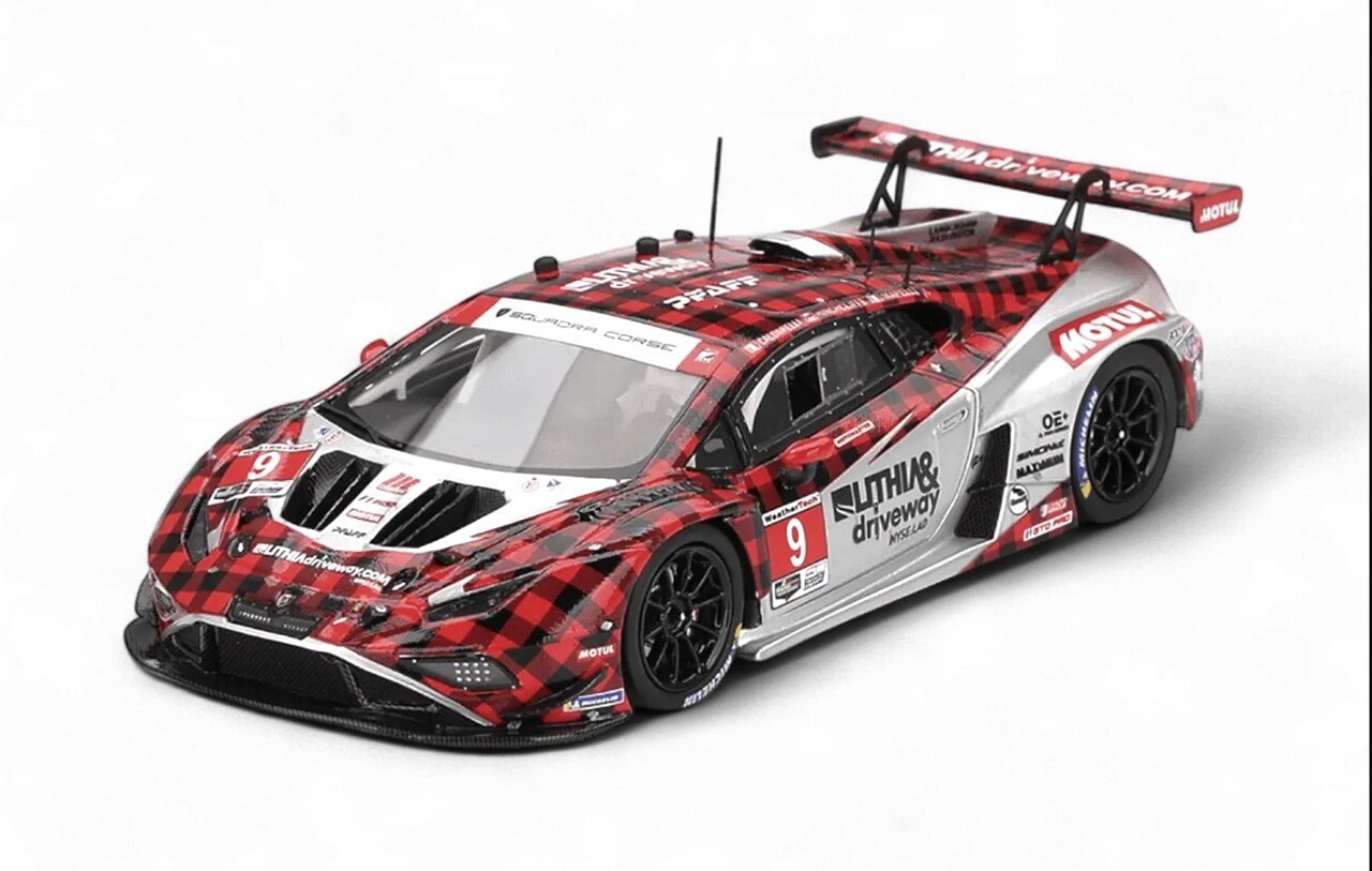 Lamborghini Lamborghini Huracán GT3 Evo2 #9 Team Pfaff Motorsports Imsa 12H Sebring 2025 - 1:43 - TrueScale Miniatures