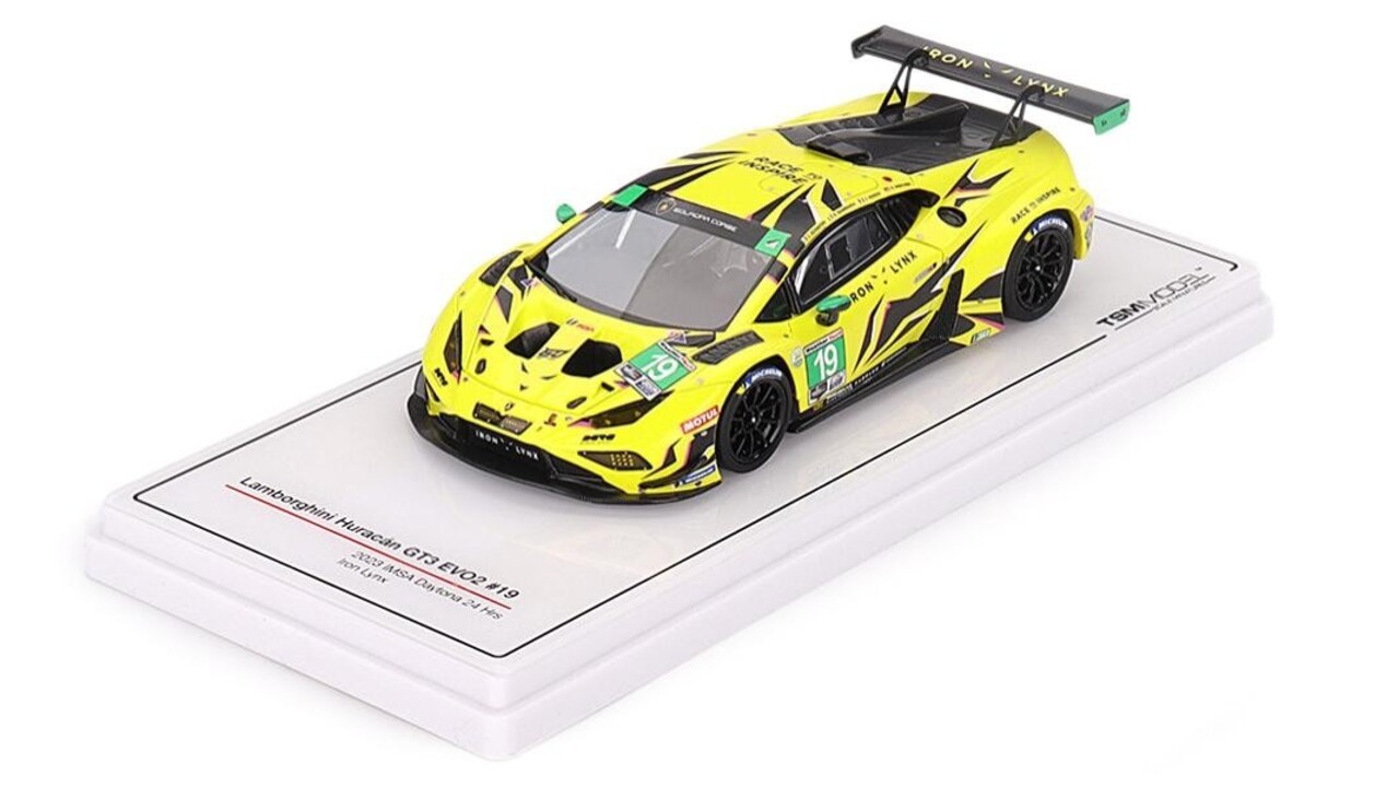 Lamborghini Lamborghini Huracán GT3 Evo2 #19 Team Iron Lynx Imsa 24H Daytona 2023 - 1:43 - TrueScale Miniatures