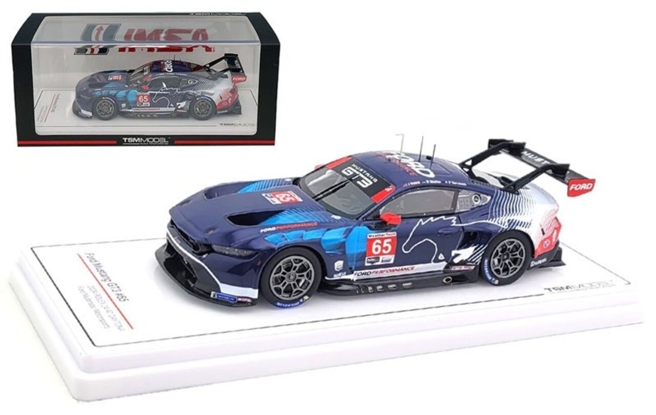 Ford Ford Mustang GT3 5.4L V8 #65 Team Multimac Motorsport Imsa 24H Daytona 2024  - 1:43 - TrueScale Miniatures