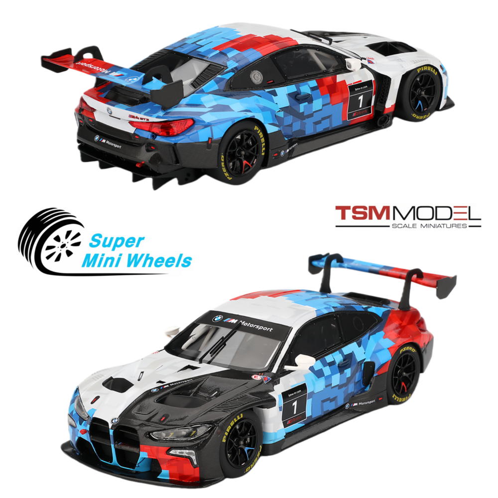 BMW BMW 4-Series M4 GT3 Evo 3.0L Twin Turbo #1 Racing 2024 - 1:43 - TrueScale Miniatures