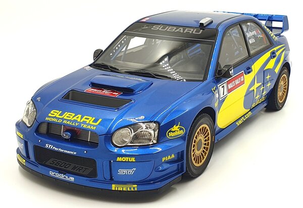 Subaru Subaru Impreza (S9) WRC #7 Rally of Wales 2003 - 1:12 - Otto Mobile Models Subaru Subaru Impreza (S9) WRC #7 Rally of Wales 2003 - 1:12 - Otto Mobile Models