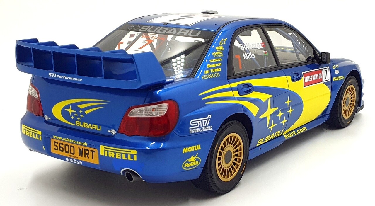 Subaru Subaru Impreza (S9) WRC #7 Rally of Wales 2003 - 1:12 - Otto Mobile Models Subaru Subaru Impreza (S9) WRC #7 Rally of Wales 2003 - 1:12 - Otto Mobile Models