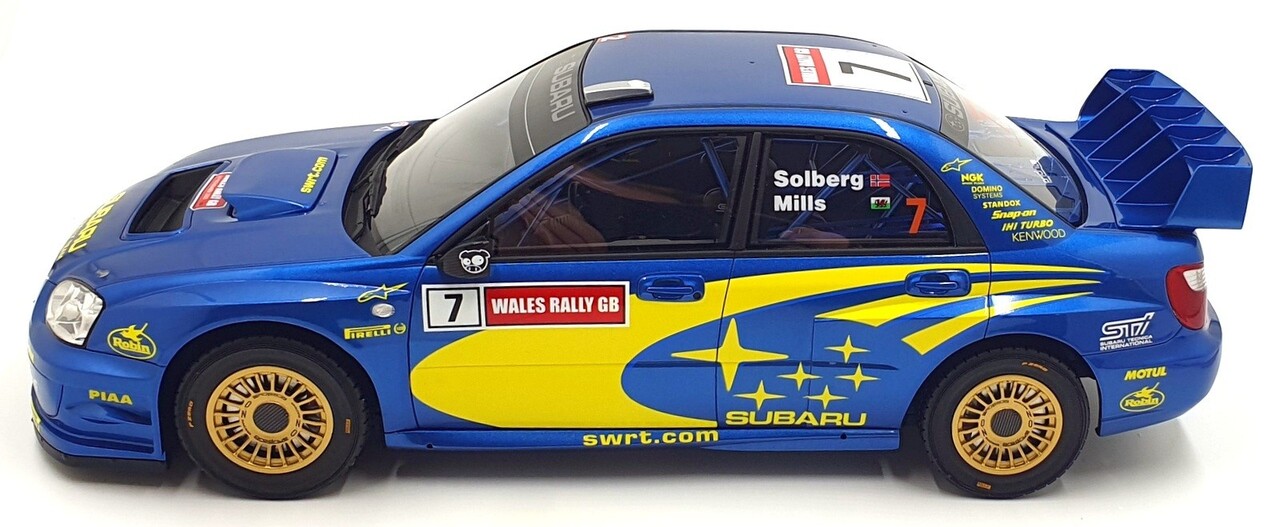 Subaru Subaru Impreza (S9) WRC #7 Rally of Wales 2003 - 1:12 - Otto Mobile Models Subaru Subaru Impreza (S9) WRC #7 Rally of Wales 2003 - 1:12 - Otto Mobile Models