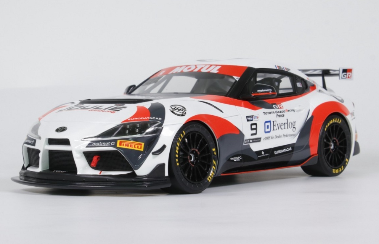 Toyota Toyota Supra GT4 Coupe #9 FFSA GT4 Championship 2023 - 1:18 - Otto Mobile Models Toyota Toyota Supra GT4 Coupe #9 FFSA GT4 Championship 2023 - 1:18 - Otto Mobile Models