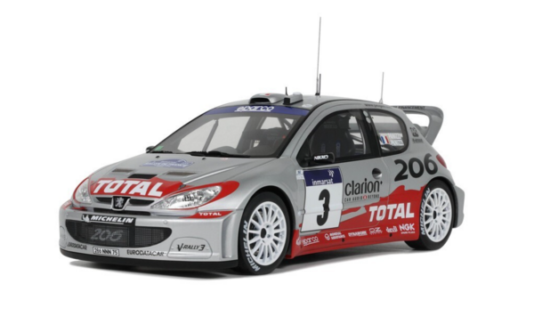 Peugeot Peugeot 206 #3 WRC Tour de Corse 2002 - 1:18 - Otto Mobile Models