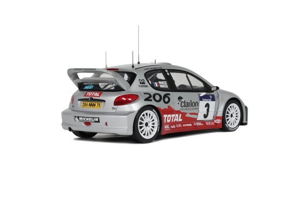 Peugeot Peugeot 206 #3 WRC Tour de Corse 2002 - 1:18 - Otto Mobile Models