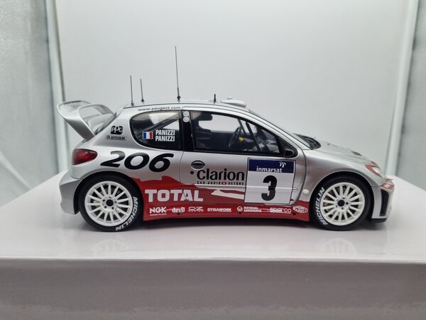 Peugeot Peugeot 206 #3 WRC Tour de Corse 2002 - 1:18 - Otto Mobile Models