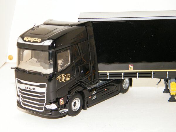 DAF DAF XG Tractor 4x2 + Semi Curtainside Semitrailer 3 Axle 'Aigle Group' 2022 - 1:43 - Eligor DAF DAF XG Tractor 4x2 + Semi Curtainside Semitrailer 3 Axle 'Aigle Group' 2022 - 1:43 - Eligor