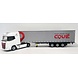 DAF DAF XG Tractor 4x2 + Semi Curtainside Trailer 3 Axle 'Coué Transports' 2021 - 1:43 - Eligor DAF DAF XG Tractor 4x2 + Semi Curtainside Trailer 3 Axle 'Coué Transports' 2021 - 1:43 - Eligor