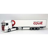 Scania Scania S500 Tractor 4x2 + Semi Reefer Trailer 3 Axle 'Coué Transports' 2021 - 1:43 - Eligor