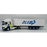 Renault Renault T480 Tractor 4x2 + Box Semitrailer 'DLS Transports' 2021 - 1:43 - Eligor