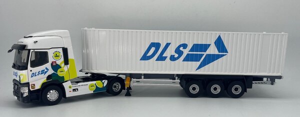 Renault Renault T480 Tractor 4x2 + Box Semitrailer 'DLS Transports' 2021 - 1:43 - Eligor Renault Renault T480 Tractor 4x2 + Box Semitrailer 'DLS Transports' 2021 - 1:43 - Eligor