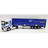 Renault Renault T- High Tractor 4x2 + Curtainside  Semitrailer 3 Axle 'Combronde Transports' 2023 - 1:43 - Eligor