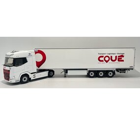 DAF DAF XG Tractor 4x2 + Semi Reefer Trailer 3 Axle 'Coué Transports' 2021 - 1:43 - Eligor DAF DAF XG Tractor 4x2 + Semi Reefer Trailer 3 Axle 'Coué Transports' 2021 - 1:43 - Eligor