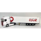 Scania Scania S500 Tractor 4x2 + Semi Box Trailer 3 Axle 'Coué Transports' 2021 - 1:43 - Eligor