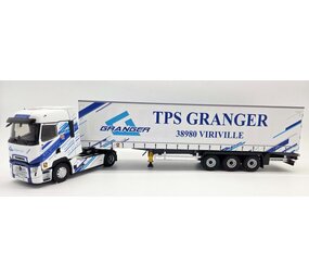 Renault Renault T-Line High Truck + Semi Curtainside Trailer 3 Axle 'Granger Transports' 2023 - 1:43 - Eligor