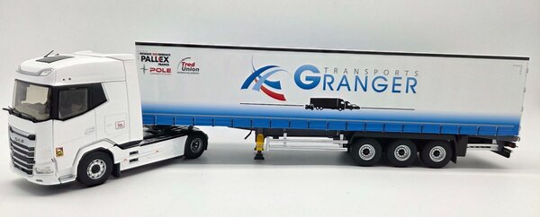 DAF DAF XG Tractor 4x2 + Semi Curtainside Trailer 3 Axle 'Granger Transports' 2021 - 1:43 - Eligor DAF DAF XG Tractor 4x2 + Semi Curtainside Trailer 3 Axle 'Granger Transports' 2021 - 1:43 - Eligor