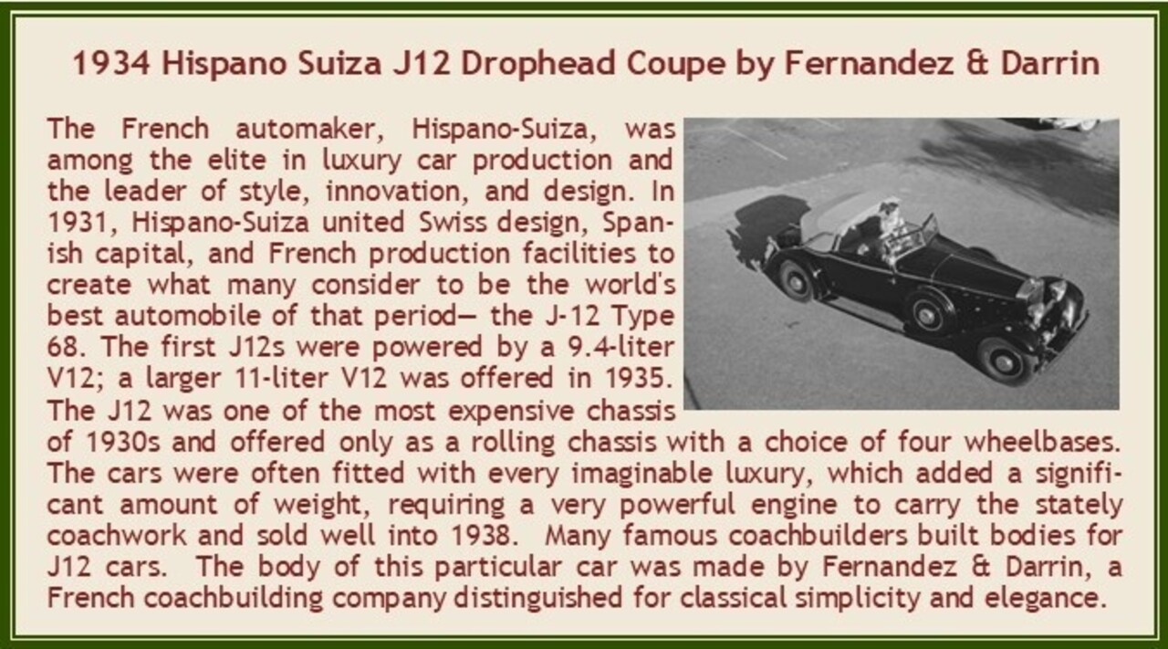 Hispano-Suiza Hispano Suiza J12 Drophead Convertible 3-Position Open by Fernandez & Darrin 1934 - 1:43 - Esval Models