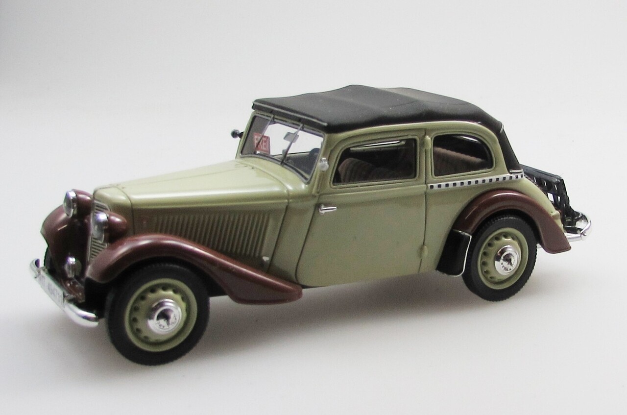 Adler Adler Trumpf Junior 2-Door Cabriolet Closed 1934 - 1:43 - Esval Models