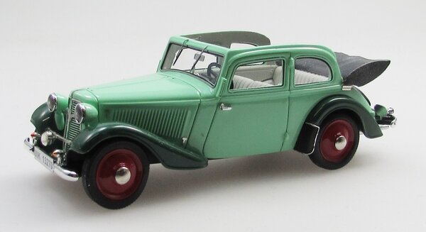 Adler Adler Trumpf Junior 2-Door Cabriolet Open 1934 - 1:43 - Esval Models Adler Adler Trumpf Junior 2-Door Cabriolet Open 1934 - 1:43 - Esval Models