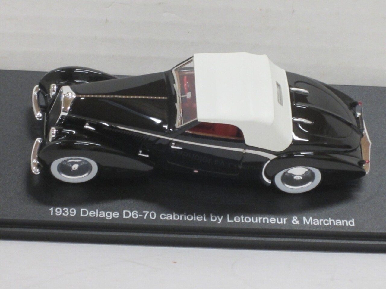 Delage Delage D6-70 Cabriolet Letourneur & Marchand Closed 1939 - 1:43 - Esval Models