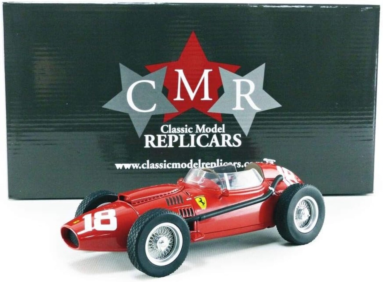 Formule 1 Ferrari Dino 246 #18 3rd Place Monza GP 1958 - 1:18 - CMR Classic Model Replicars Formule 1 Ferrari Dino 246 #18 3rd Place Monza GP 1958 - 1:18 - CMR Classic Model Replicars