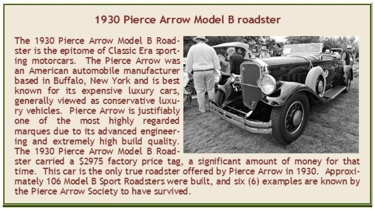 Pierce-Arrow Pierce Arrow Model B Roadster Open 1930 - 1:43 - Esval Models