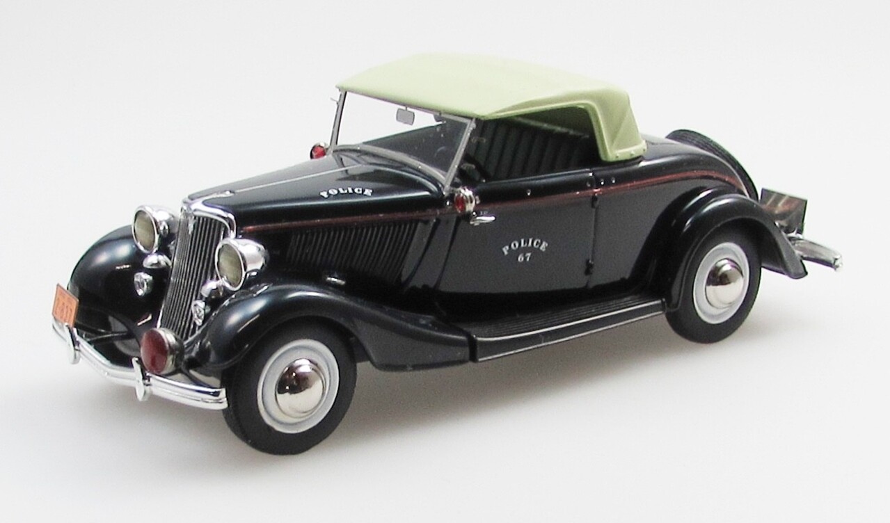 Ford Ford (USA) Model 18 Roadster Police 1933 - 1:43 - Esval Models